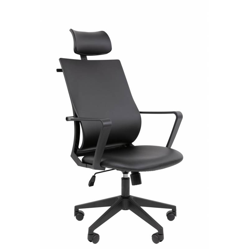 Кресло руководителя Chairman 545 Россия экокожа черный главное фото